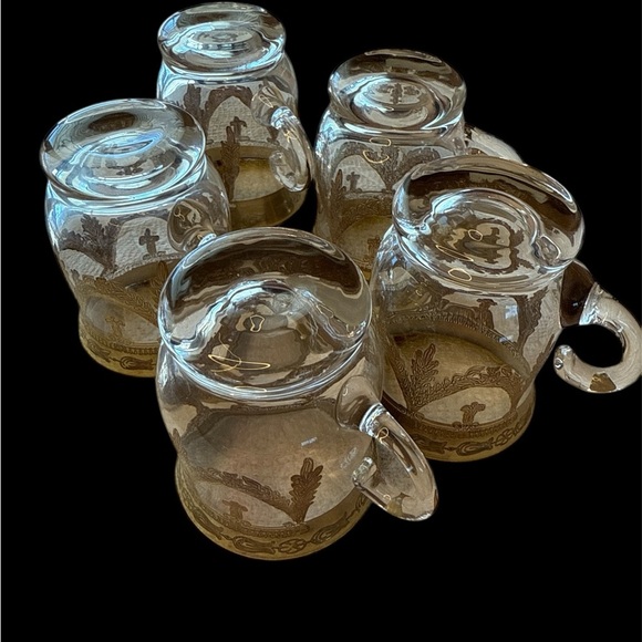 Neiman Marcus Gold Trim Glass Mug - Picture 11 of 11